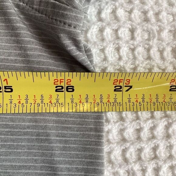 Men's‎ Peter Millar Summer Comfort Short Sleeved Polo Shirt gray/white 2XL - Picture 5 of 6